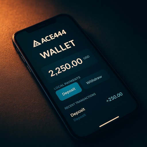 ACE444 wallet interface with local payments