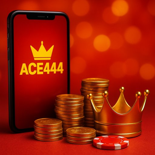 ACE444 promotional banner with rewards